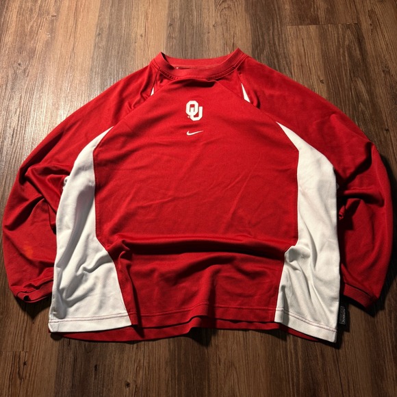 Nike Other - Nike Oklahoma Sooners Long Sleeve Shirt Mens Large OU Football Top